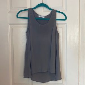 Everlane Grey Silk Tank